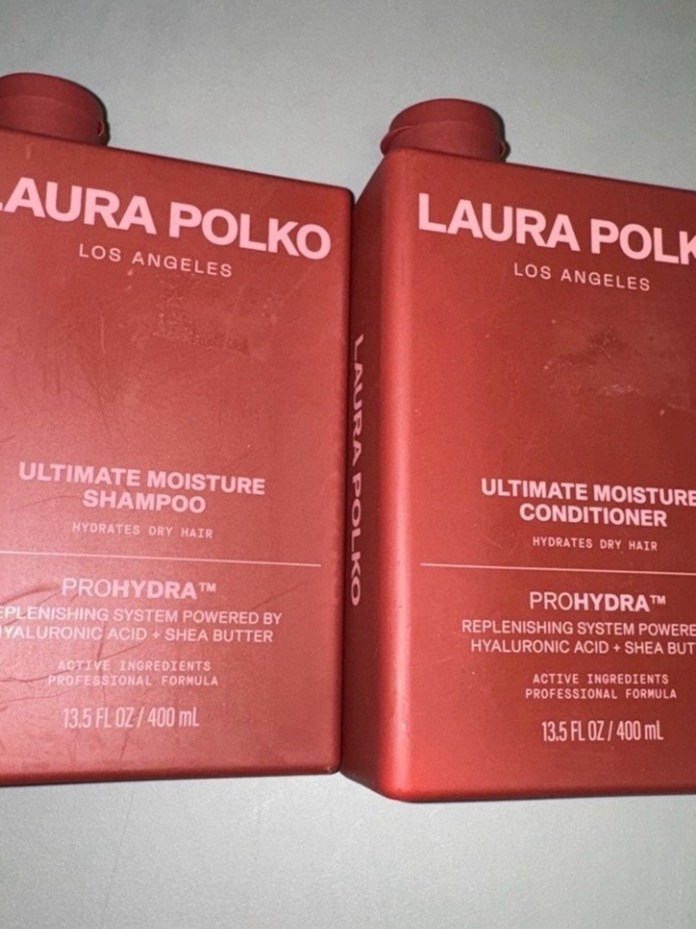 Laura Polko Ultimate Moisture Shampoo & Conditioner - Coral Red
